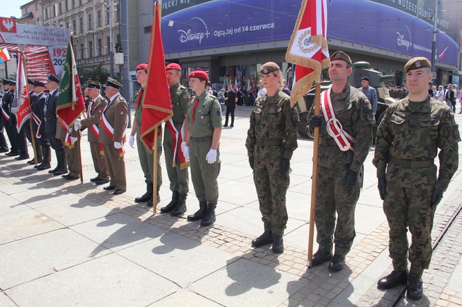 Katowice. Wjazd generała Szeptyckiego na rynek - inscenizacja historyczna