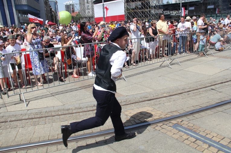 Katowice. Wjazd generała Szeptyckiego na rynek - inscenizacja historyczna