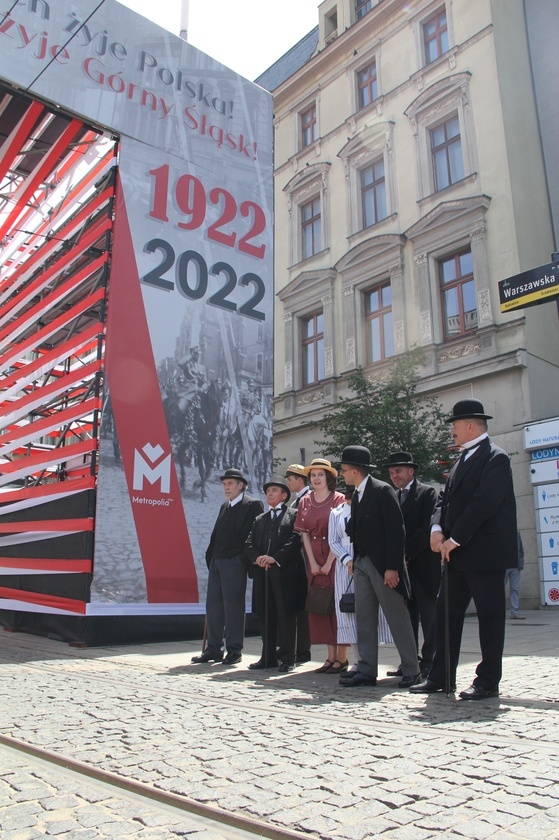 Katowice. Wjazd generała Szeptyckiego na rynek - inscenizacja historyczna