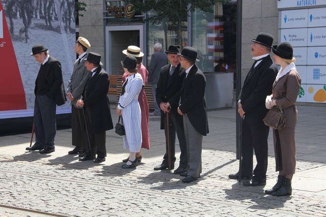 Katowice. Wjazd generała Szeptyckiego na rynek - inscenizacja historyczna