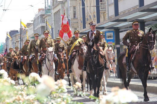 Katowice. Wjazd generała Szeptyckiego na rynek - inscenizacja historyczna