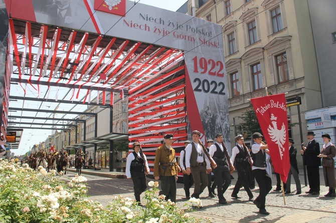 Katowice. Wjazd generała Szeptyckiego na rynek - inscenizacja historyczna