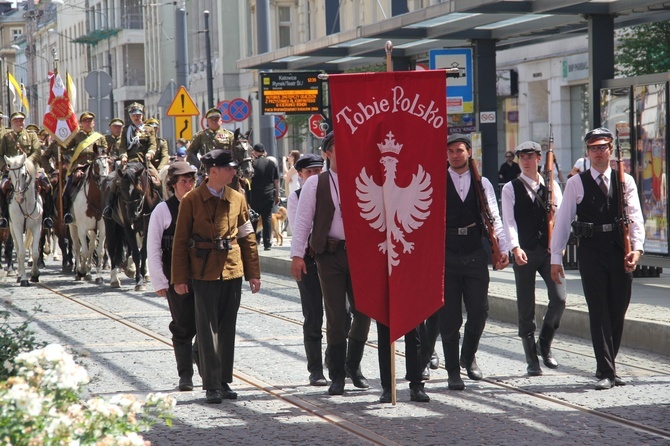 Katowice. Wjazd generała Szeptyckiego na rynek - inscenizacja historyczna