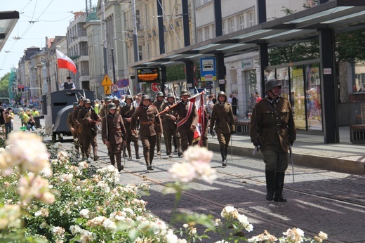 Katowice. Wjazd generała Szeptyckiego na rynek - inscenizacja historyczna