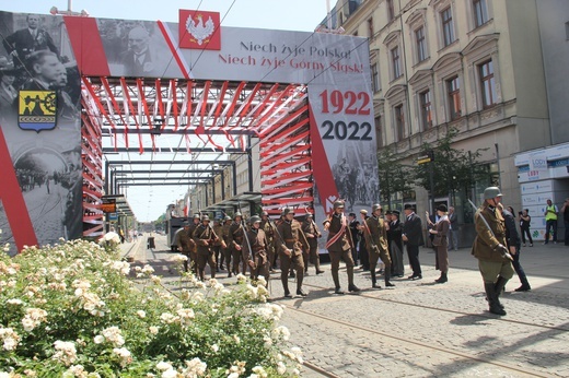 Katowice. Wjazd generała Szeptyckiego na rynek - inscenizacja historyczna