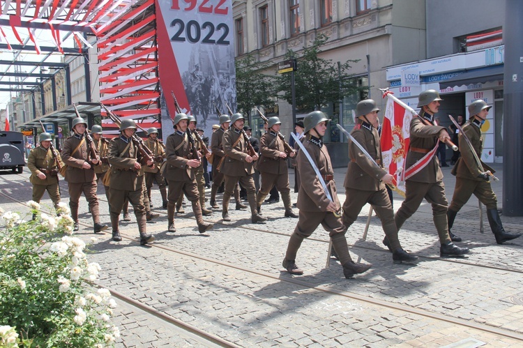 Katowice. Wjazd generała Szeptyckiego na rynek - inscenizacja historyczna