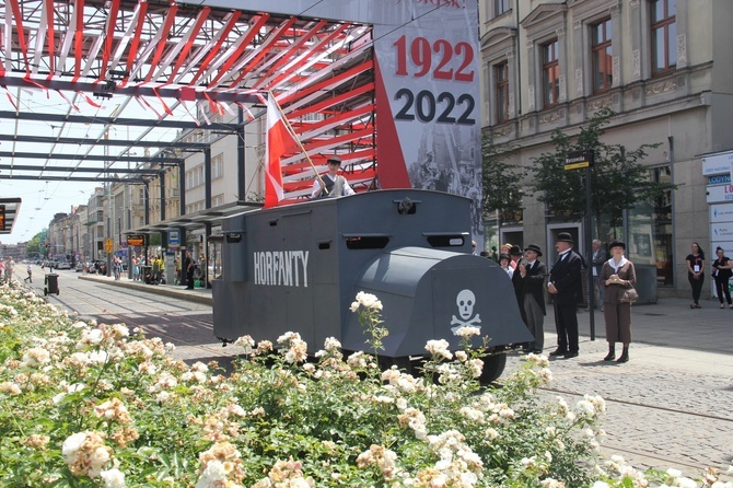 Katowice. Wjazd generała Szeptyckiego na rynek - inscenizacja historyczna