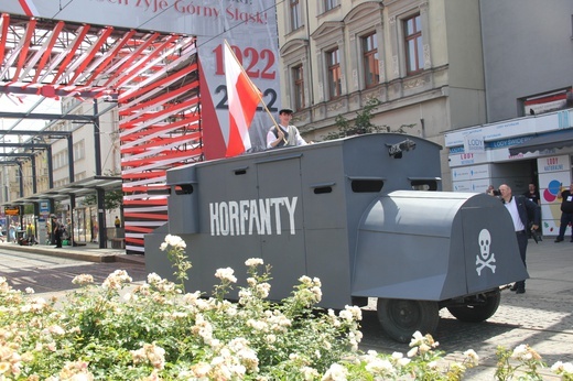 Katowice. Wjazd generała Szeptyckiego na rynek - inscenizacja historyczna