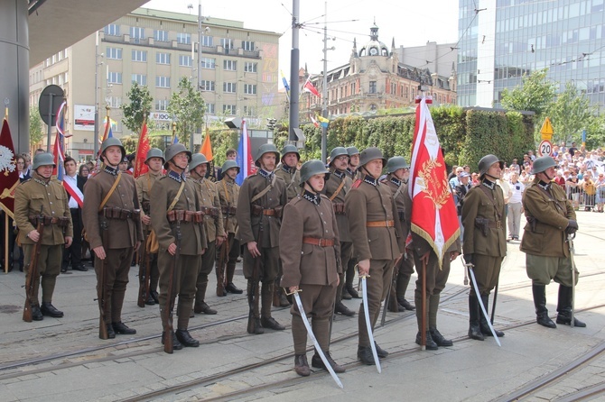 Katowice. Wjazd generała Szeptyckiego na rynek - inscenizacja historyczna