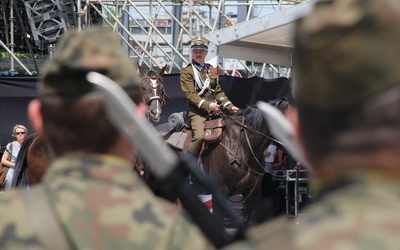 Katowice. Wjazd generała Szeptyckiego na rynek - inscenizacja historyczna