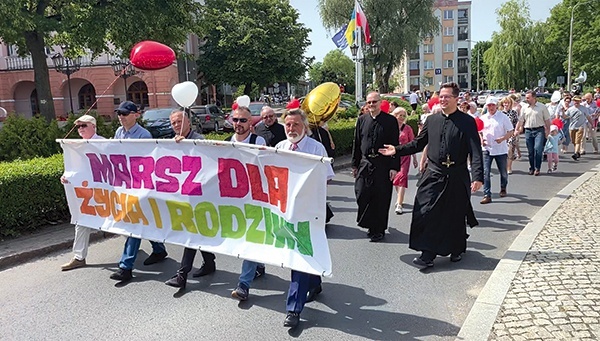 ▲	Marsz dla Życia i Rodziny szedł tu 19 czerwca. 