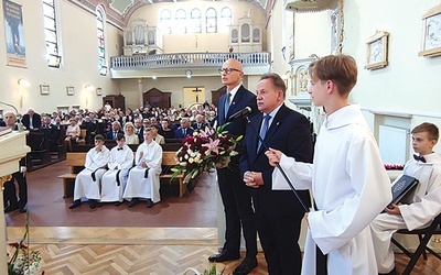 Podziękowanie burmistrza Edwarda Maniury.