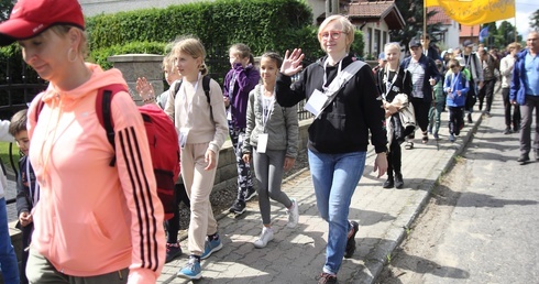 Polkowice. Piesza pielgrzymka "katolika"