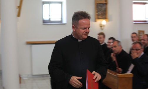 Ks. Sebastian Rucki, proboszcz w Pierśćcu.