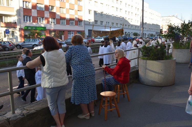 Msza św. i procesja eucharystyczna w Gdyni