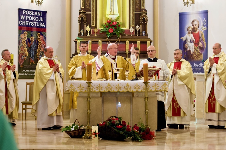 Poświęcenie kościoła w Rozogach