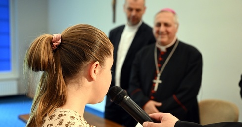 Spotkanie nuncjusza z uchodźcami