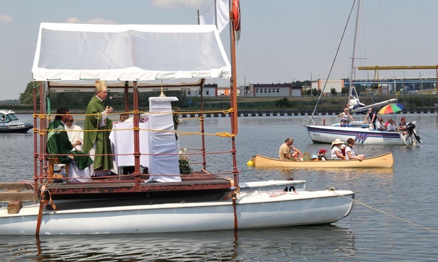 XIV Msza na wodzie odbyła się na Zalewie Rybnickim