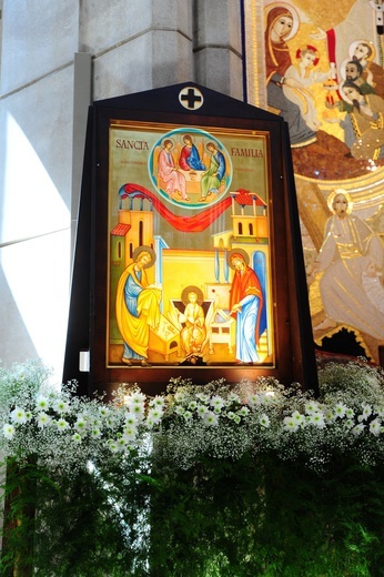 Zakończenie peregrynacji ikony Świętej Rodziny - sanktuarium św. Jana Pawła II