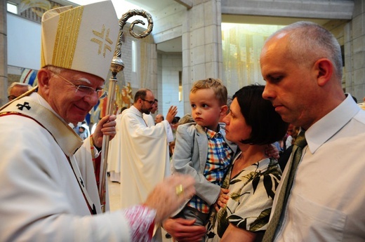 Zakończenie peregrynacji ikony Świętej Rodziny - sanktuarium św. Jana Pawła II