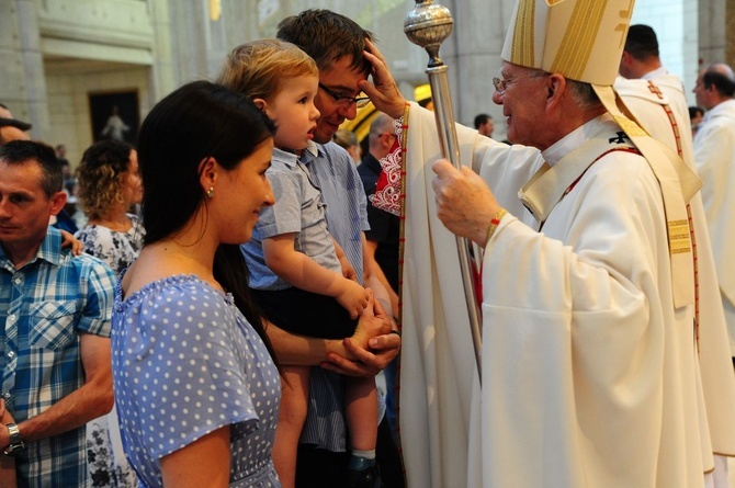 Zakończenie peregrynacji ikony Świętej Rodziny - sanktuarium św. Jana Pawła II