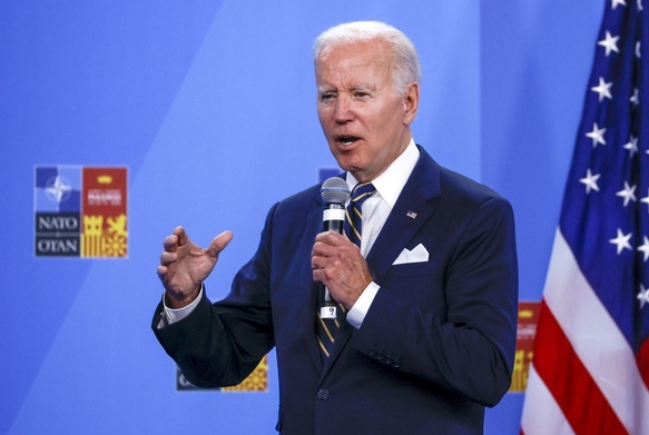 Biden: USA i NATO będą wspierać Ukrainę tak długo, jak będzie trzeba, by nie została pokonana przez Rosję 