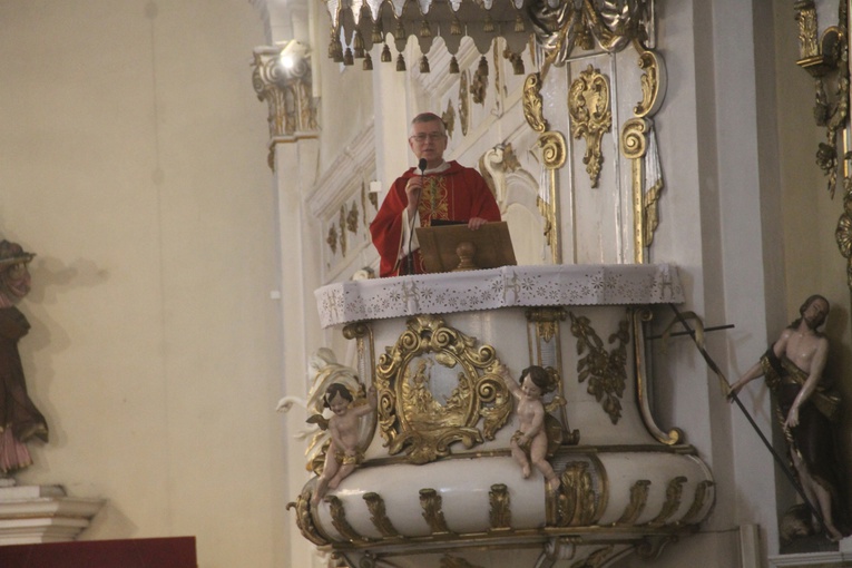 Z elżbietankami w tle