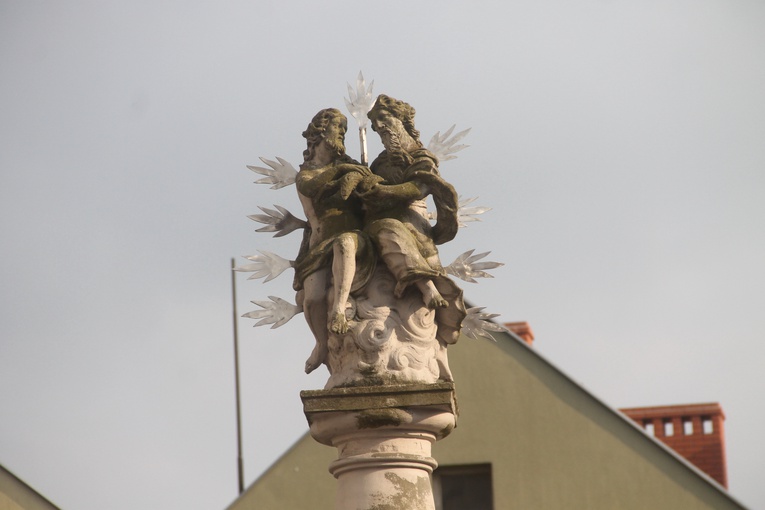 Z elżbietankami w tle