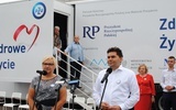 Szefowa kancelarii prezydenta RP minister Grażyna Ignaczak-Bandych podziękowała za pomoc uchodźcom z Ukrainy.