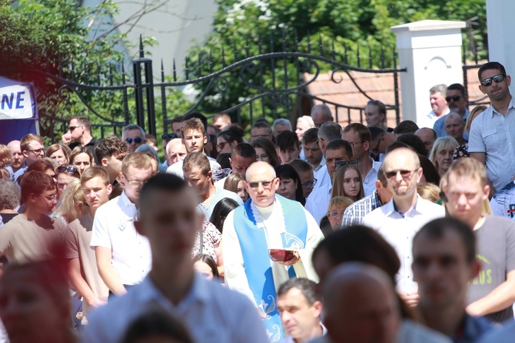 Poświęcenie figury Chrystusa Frasobliwego