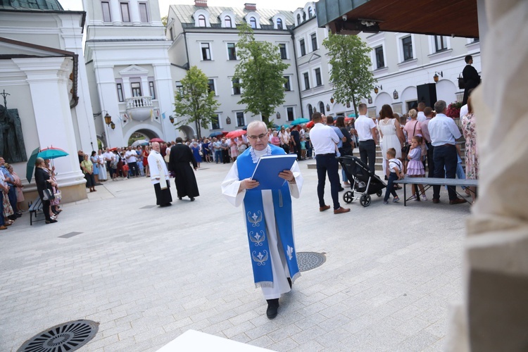 Poświęcenie figury Chrystusa Frasobliwego