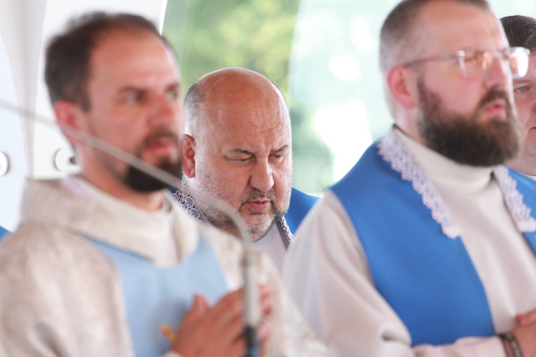 Poświęcenie figury Chrystusa Frasobliwego