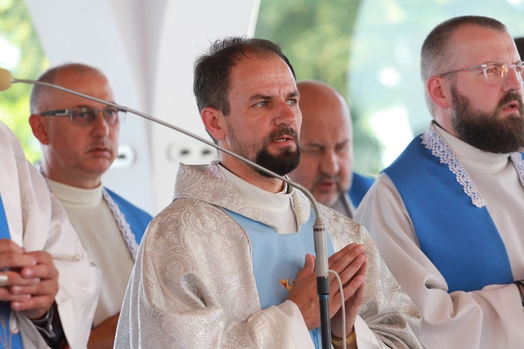 Poświęcenie figury Chrystusa Frasobliwego