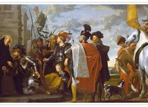 Gaspar de Crayer
Święty Benedykt przyjmuje Totilę, króla Ostrogotów
olej na płótnie, 1633, Galeria Sztuki, Ontario (Kanada)