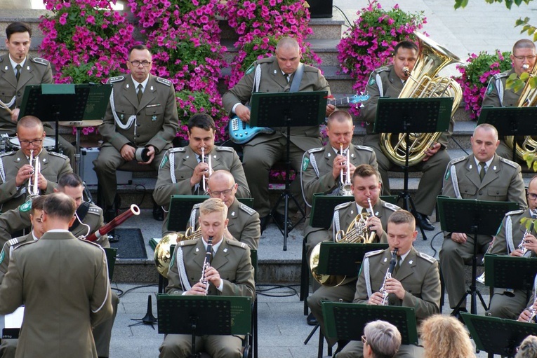 Koncert orkiestry Straży Granicznej.