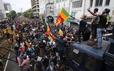 Ogromne protesty w Sri Lance