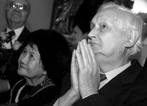 Stefan Wilkanowicz z żoną Marią Teresą Tran-Thi-Lai Wilkanowicz