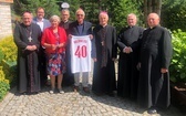 Msza św. z okazji 80. urodzin trenera Antoniego Piechniczka w Wiśle.
