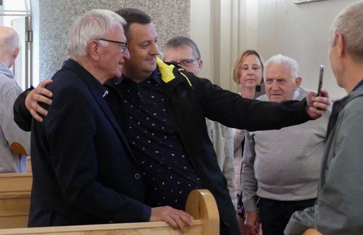 Msza św. z okazji 80. urodzin trenera Antoniego Piechniczka w Wiśle.