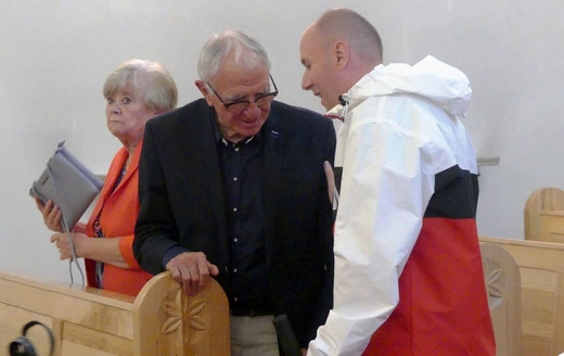 Msza św. z okazji 80. urodzin trenera Antoniego Piechniczka w Wiśle.