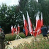 Uroczystości pod pomnikiem ofiar zbrodni wołyńskiej w Lublinie.