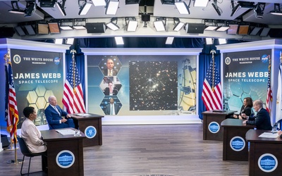 NASA i prezydent Biden pokazali pierwsze zdjęcie z Kosmicznego Teleskopu Jamesa Webba
