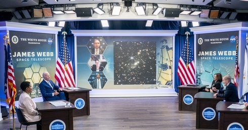 NASA i prezydent Biden pokazali pierwsze zdjęcie z Kosmicznego Teleskopu Jamesa Webba