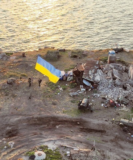 Wojska ukraińskie odbiły najsłynniejszą wyspę tej wojny.
7.07.2022
Wyspa Węży, Morze Czarne