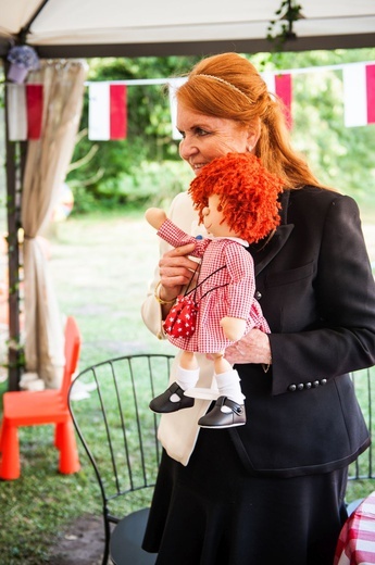 Księżna Sarah Ferguson odwiedziła Rudy 