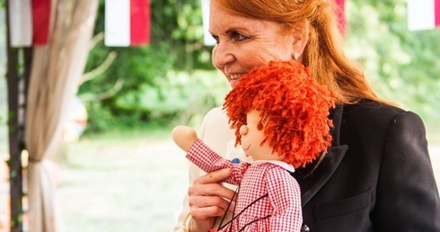 Księżna Sarah Ferguson odwiedziła Rudy 