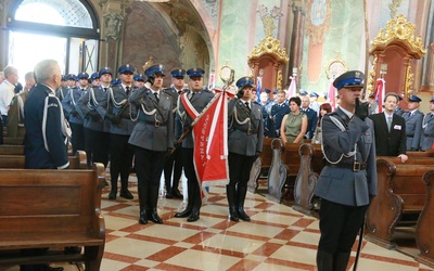 Msza św. w intencji policjantów w lubelskiej katedrze.