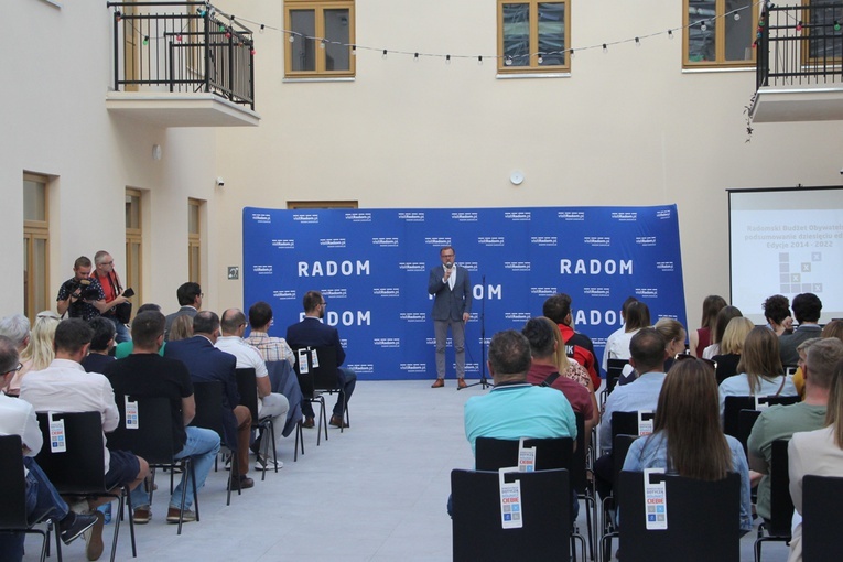 Radosław Witkowski dziękował wszystkim wnioskodawcom, którzy wykazali się dużą kreatywnością zgłaszając ciekawe projekty.