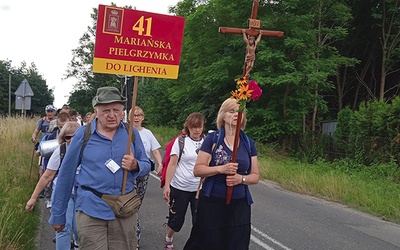 ▲	W ostatnich dniach przechodziła tędy 41. Mariańska Piesza Pielgrzymka do Lichenia.