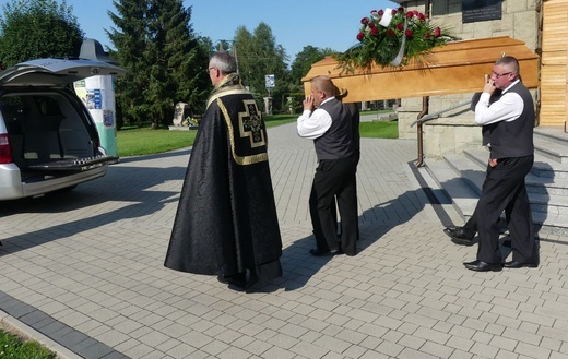 Pogrzeb śp. Marii Ciurli - gospodyni leśniańskiej parafii z 21-letnim stażem